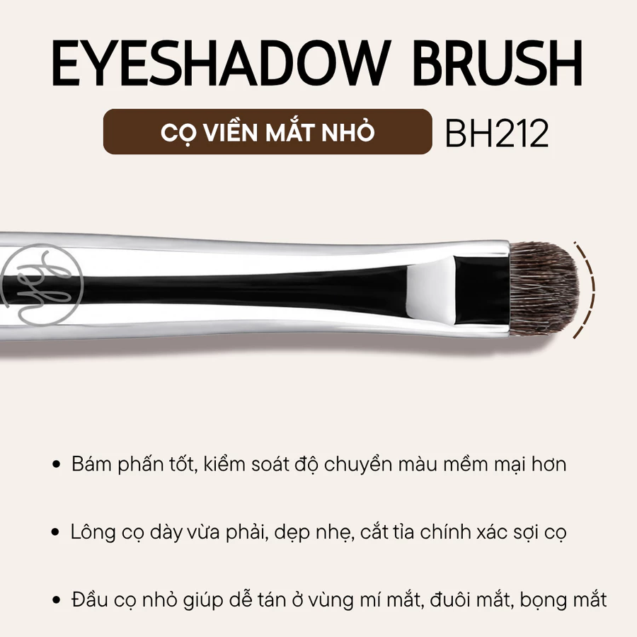 Cọ Tán Mắt BH Cosmetics Eyeshadow Brush BH212